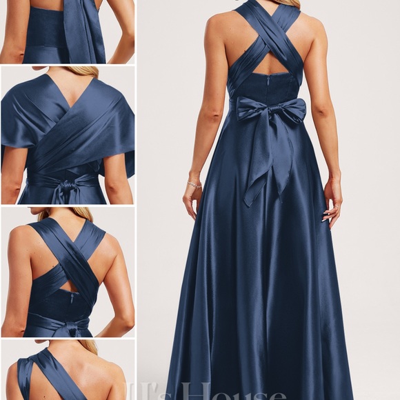 JJs House Midnight Blue Gown - Picture 4 of 5